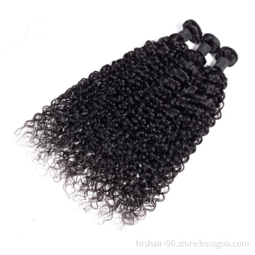 cheap hair extension cuticle aligned European human hair natural black  jerry curly 8A bundles